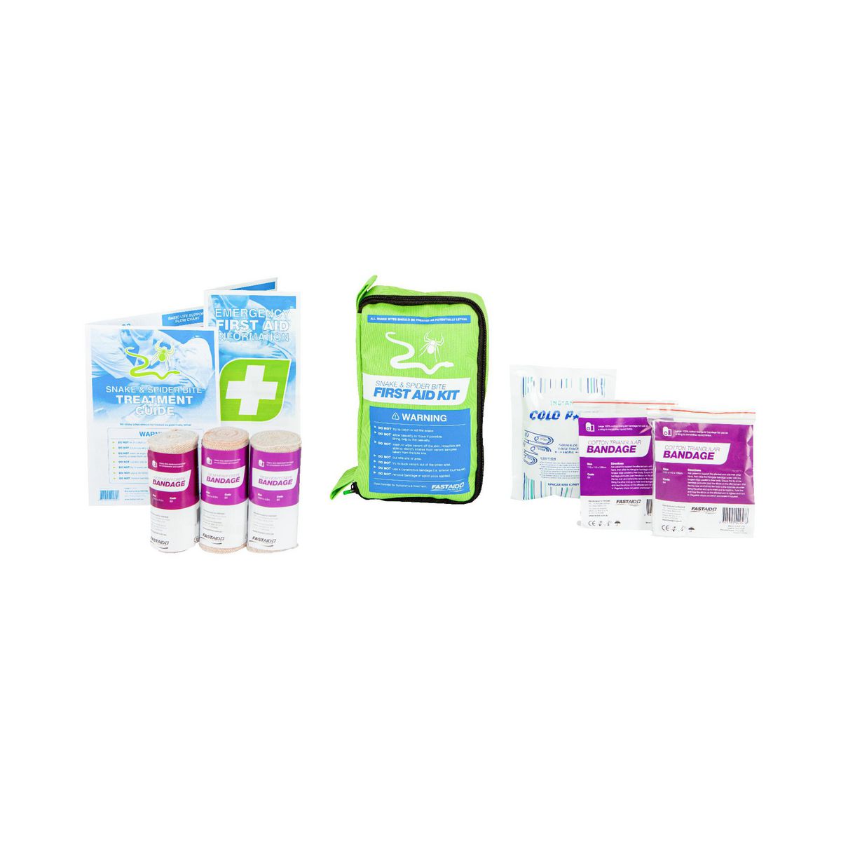 Fastaid First Aid Kit, Snake & Spider Bite Kit, Soft Pack FANCS30