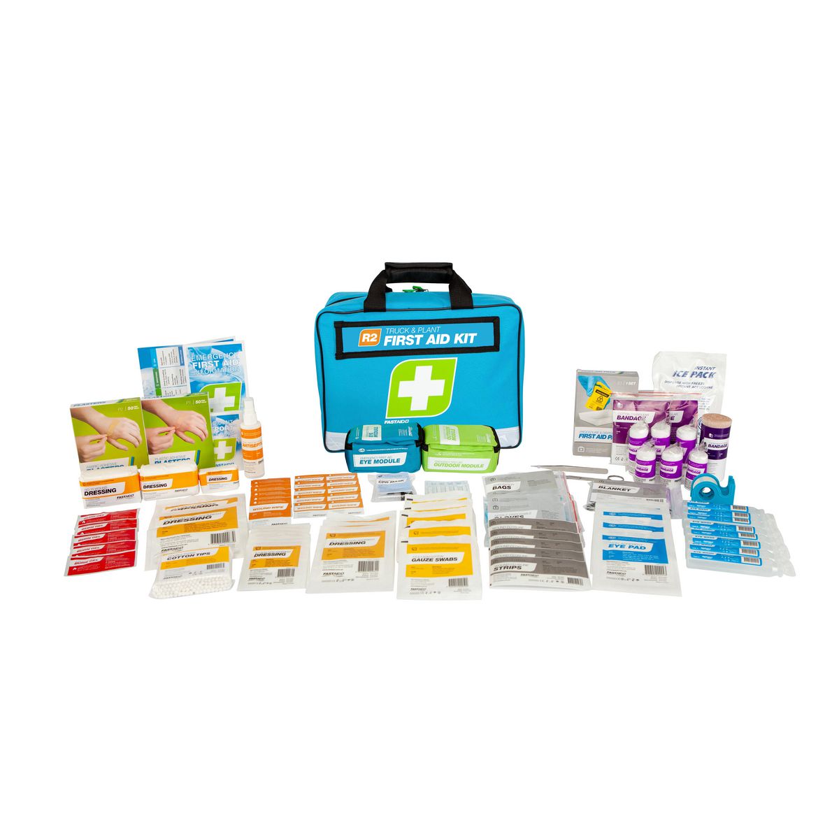 FastAid First Aid Kit Truck & Plant Operators Kit, Soft Pack R2 FAR2T30