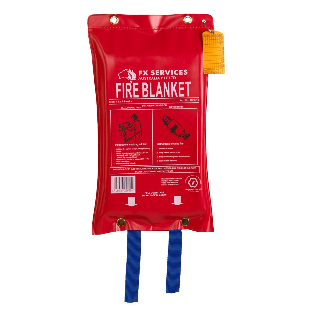 Fx Services Fire Blanket 1-8M X 1-8M FB180