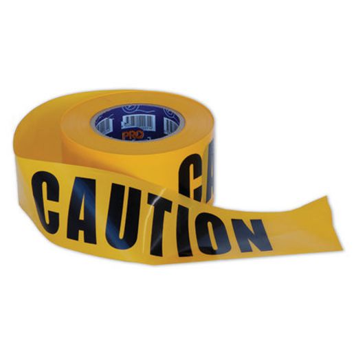 Prochoice Caution Tape Yell/Blk 100Mtr CT10075