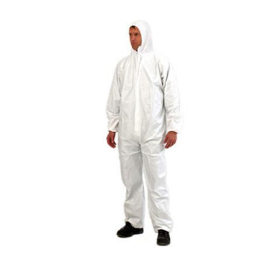 Prochoice Coverall Disposable Medium White DOWPM