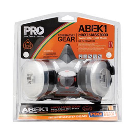 Prochoice Respirator Mask Half Abek1 HMABEK1