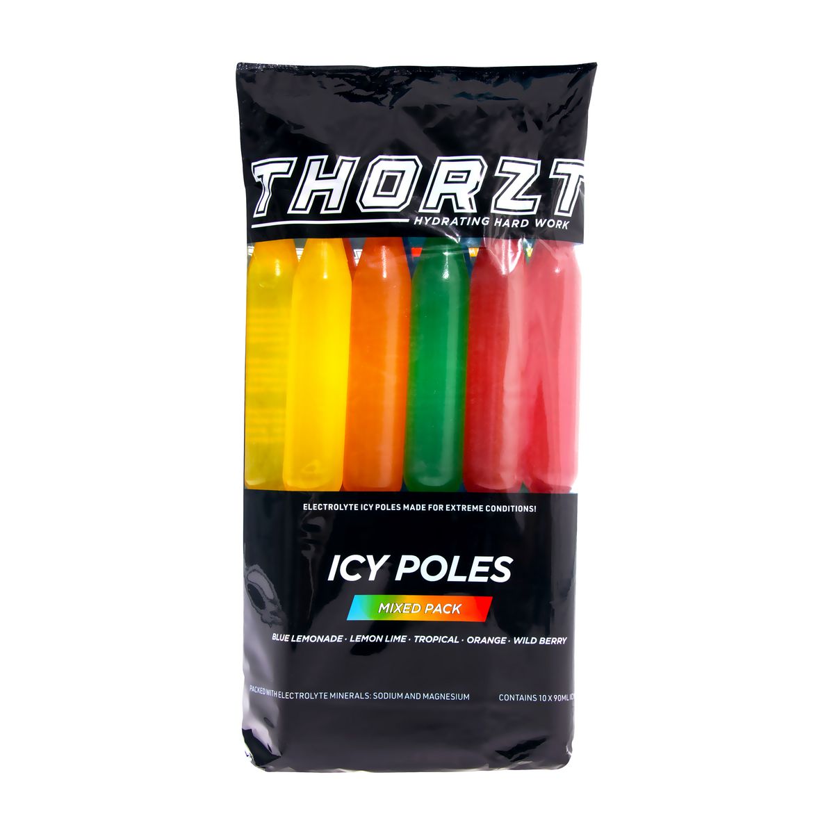 Paramount Safety Icy Pole Mixed Pack 10X90ml ICEMIX