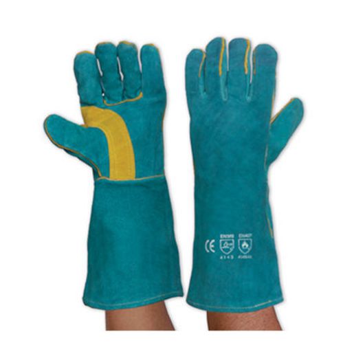 Prochoice Welders Gloves Left Hand Green Pair LGW16E