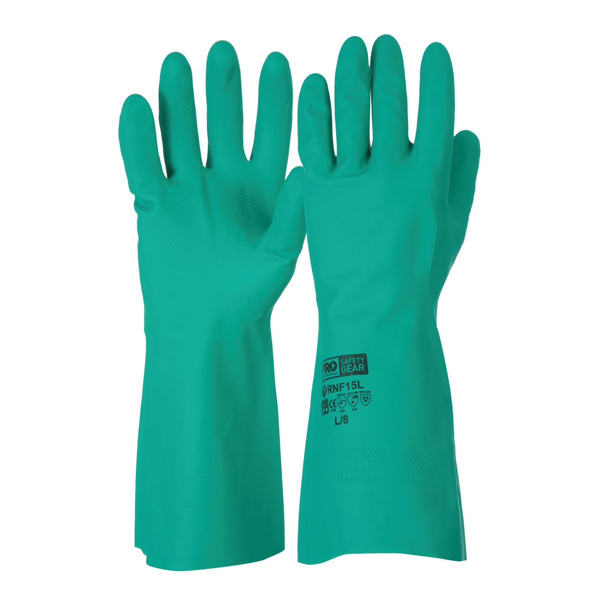 Prochoice  Nitrile Gloves Green 2XLarge RNF15_2XL