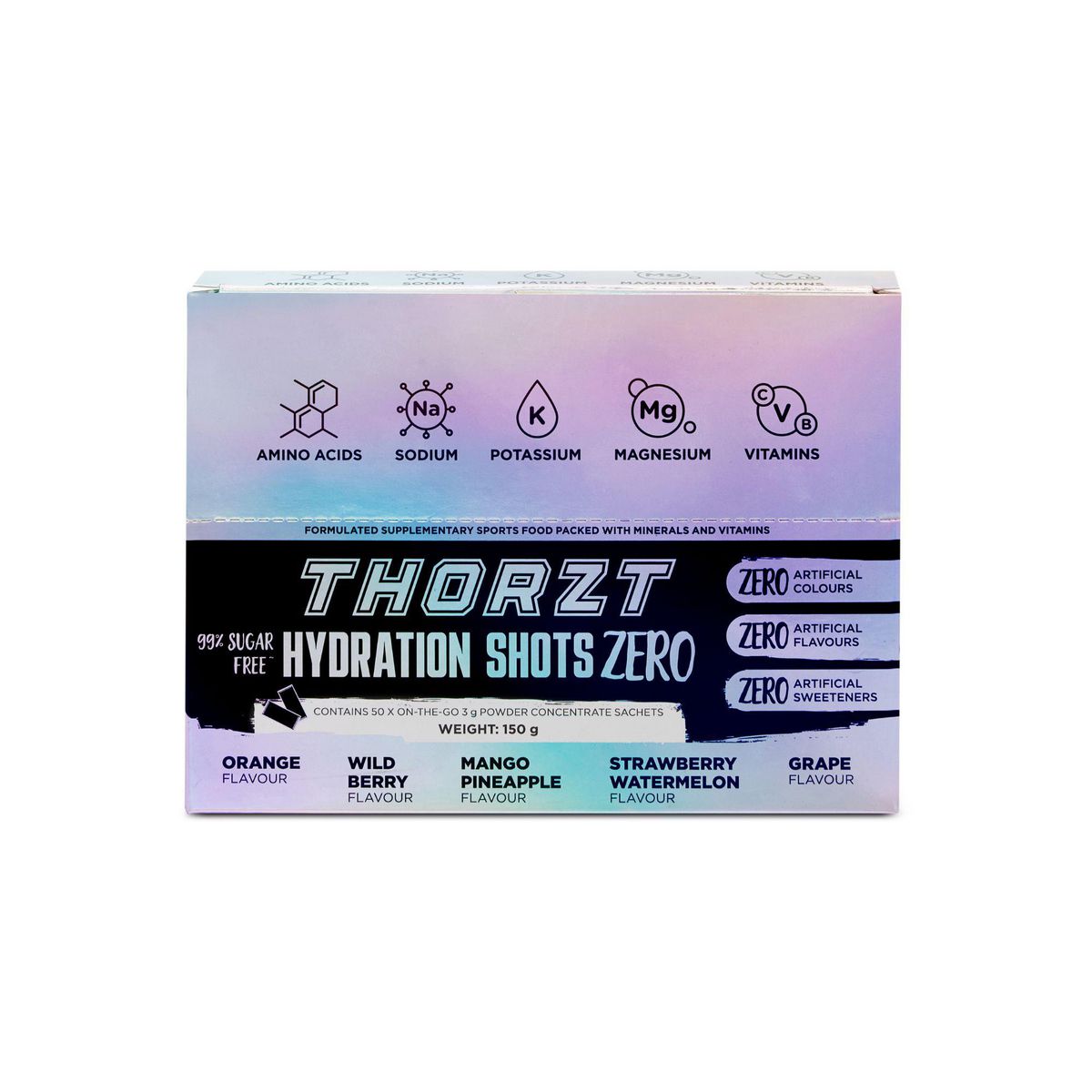 Paramount Safety Thorzt Sugar Free Solo Shot Multi-Pack 50 x 6G Sachets SSSFMIX