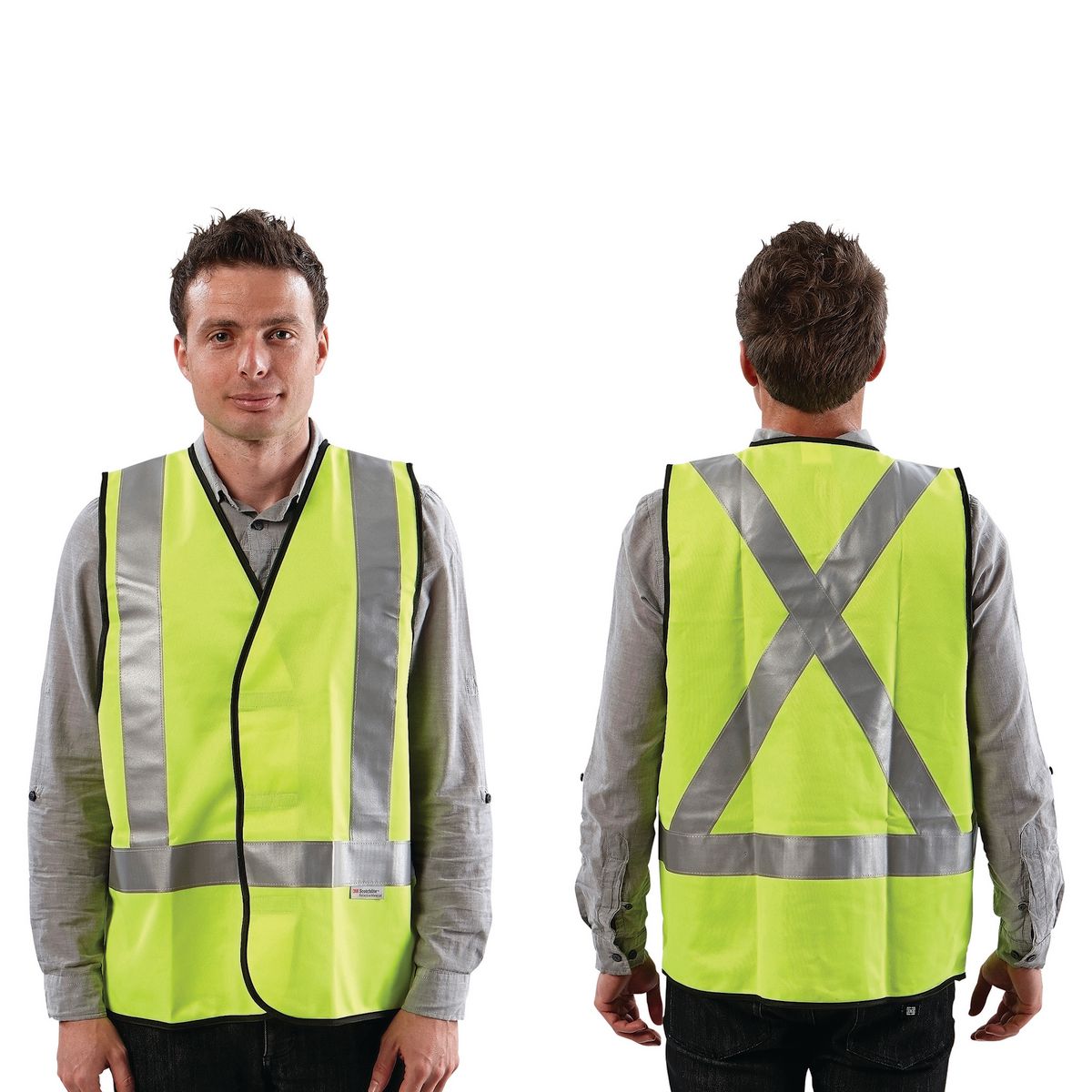 Prochoice Vest Day/Night Yellow H Back Sml VDNY-S