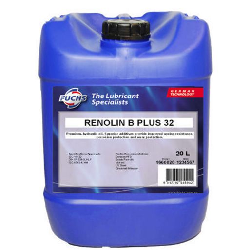 Fuchs Renolin B Plus 32 Hydraulic Fluid 20L 1666020