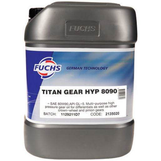 Fuchs Titan Supergear 80W-90 Gear Oil 20L 2135020