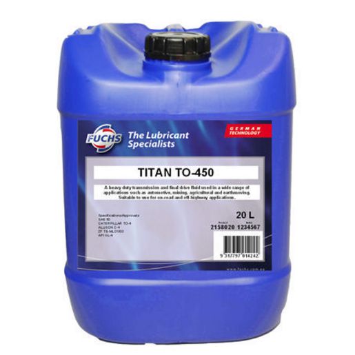 Fuchs Titan TO450 Gear Oil 20L 2158020