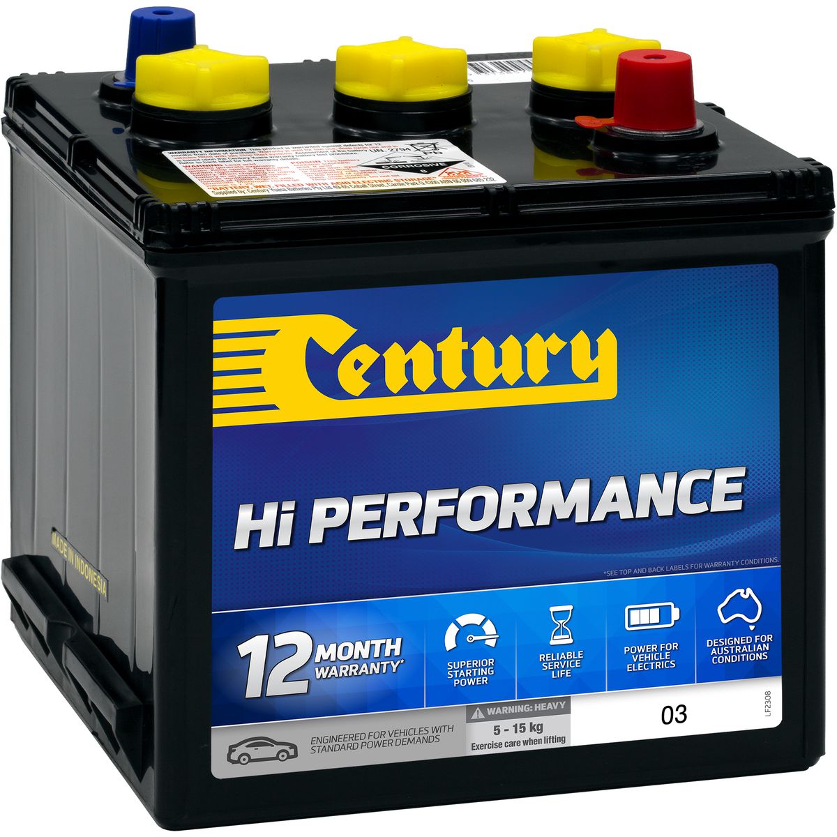 Century Batteries Battery-Car & Pass - 101126 3