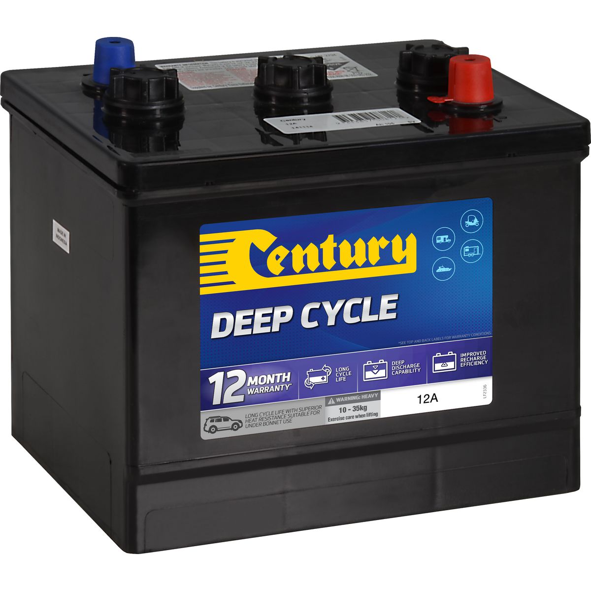 Century Batteries Battery- Deep Cycle -141114 12A