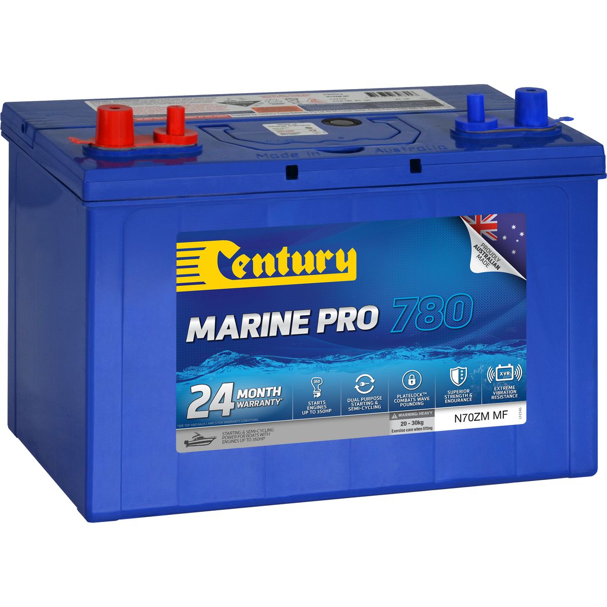 Century Batteries Battery-Marine Pro- 133102 N70ZMMF