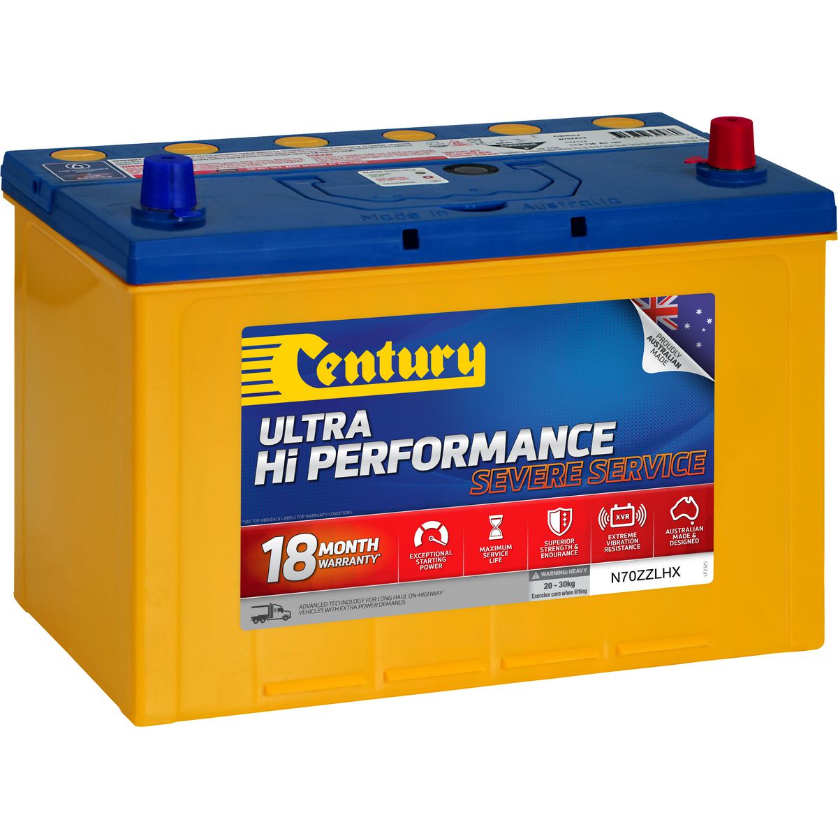 Century Batteries Battery- Truck Bus Hd-12V -122113 N70ZZLHX