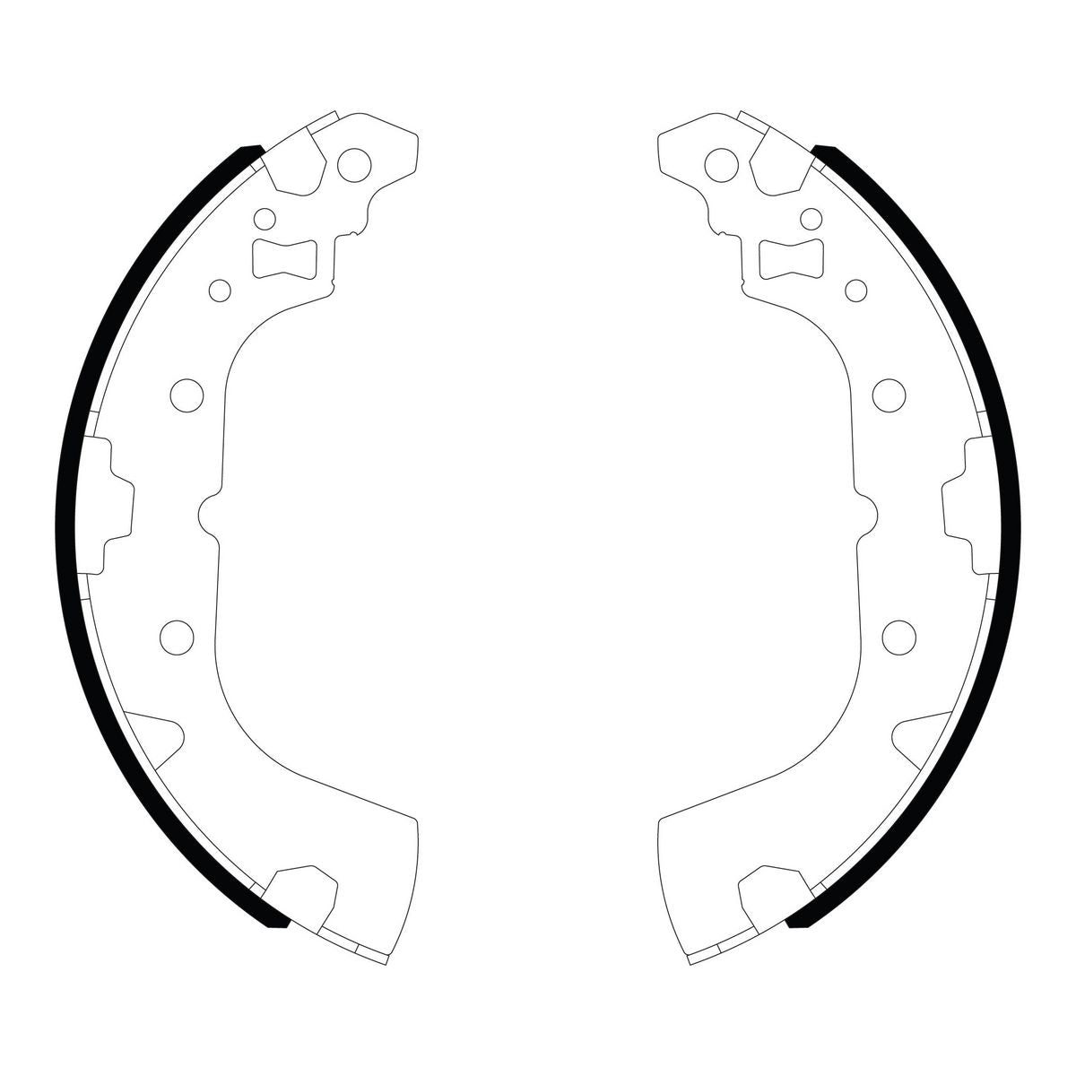 Bendix Brake Shoe Set BS5110