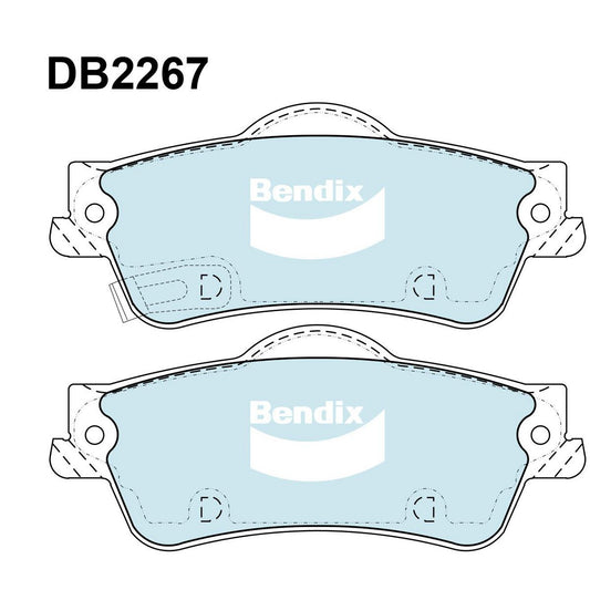 Bendix Ultimate Brake Pad Set Rear DB2267 ULT