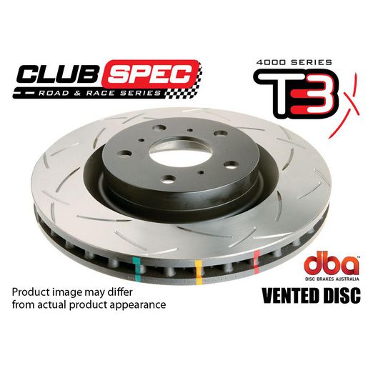 DBA T3 4000 4x4 Slotted Brake Rotor Single Front DBA42094S