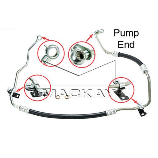 Mackay Power Steering Pressure Hose PSH1030