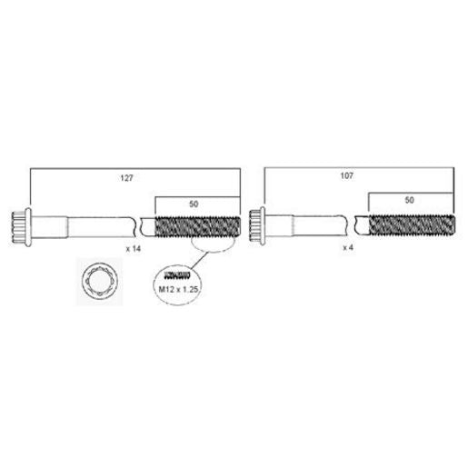 Permaseal Head Bolt Set HBS011