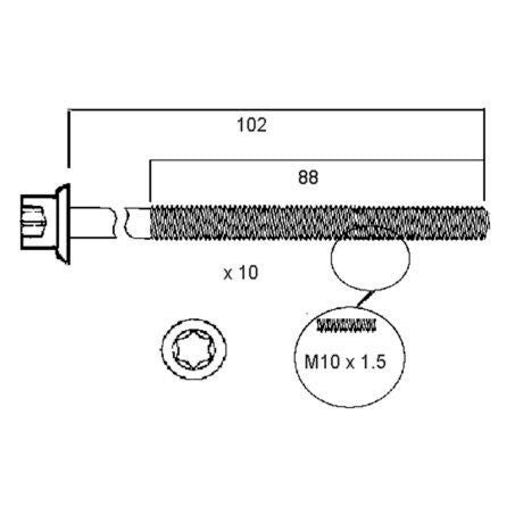 Permaseal Head Bolt Set HBS043