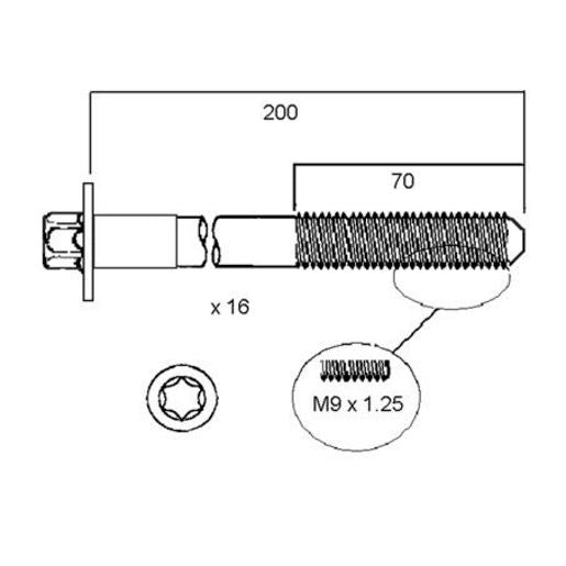 Permaseal Head Bolt Set HBS081
