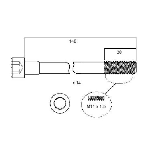 Permaseal Head Bolt Set HBS083
