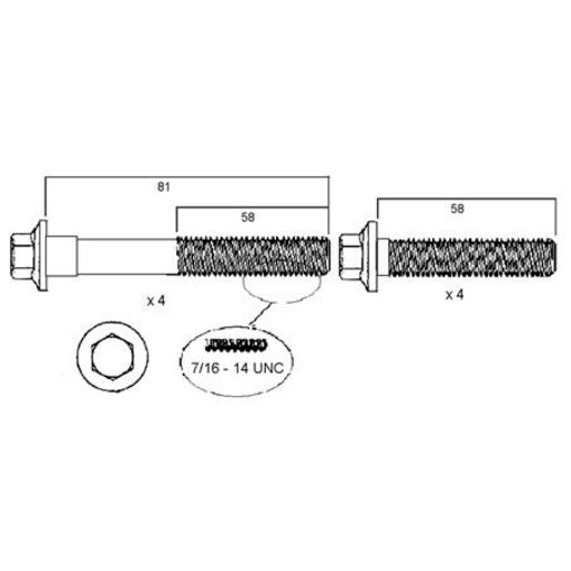 Permaseal Head Bolt Set (2 Required) HBS088H