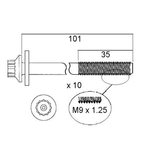 Permaseal Head Bolt Set HBS111