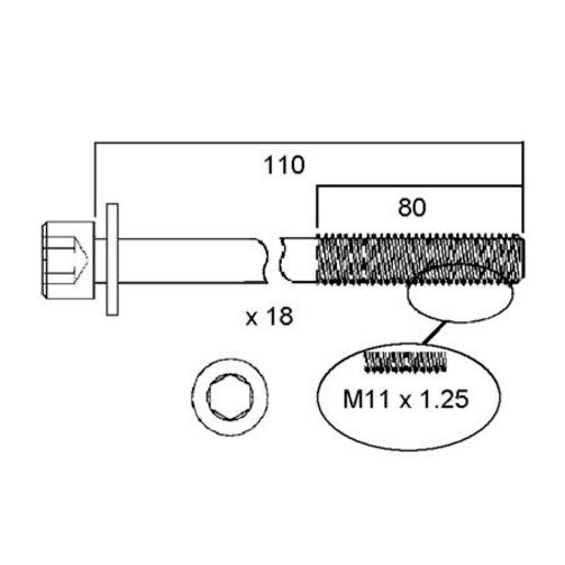 Permaseal Head Bolt Set HBS163