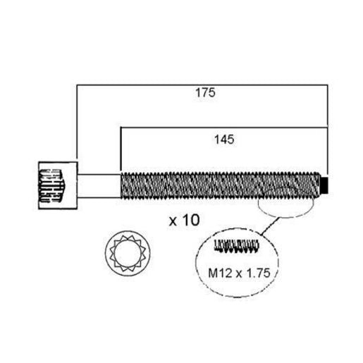 Permaseal Head Bolt Set HBS190