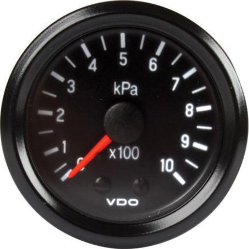 VDO Pressure Gauge Mechanical 0-1000kPa 52mm Round 150035020