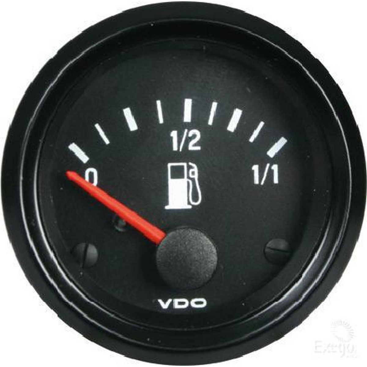 VDO Fuel Gauge w/Adjustable Resistance 12V 52mm Round (suits Tubular Sender) 301030002