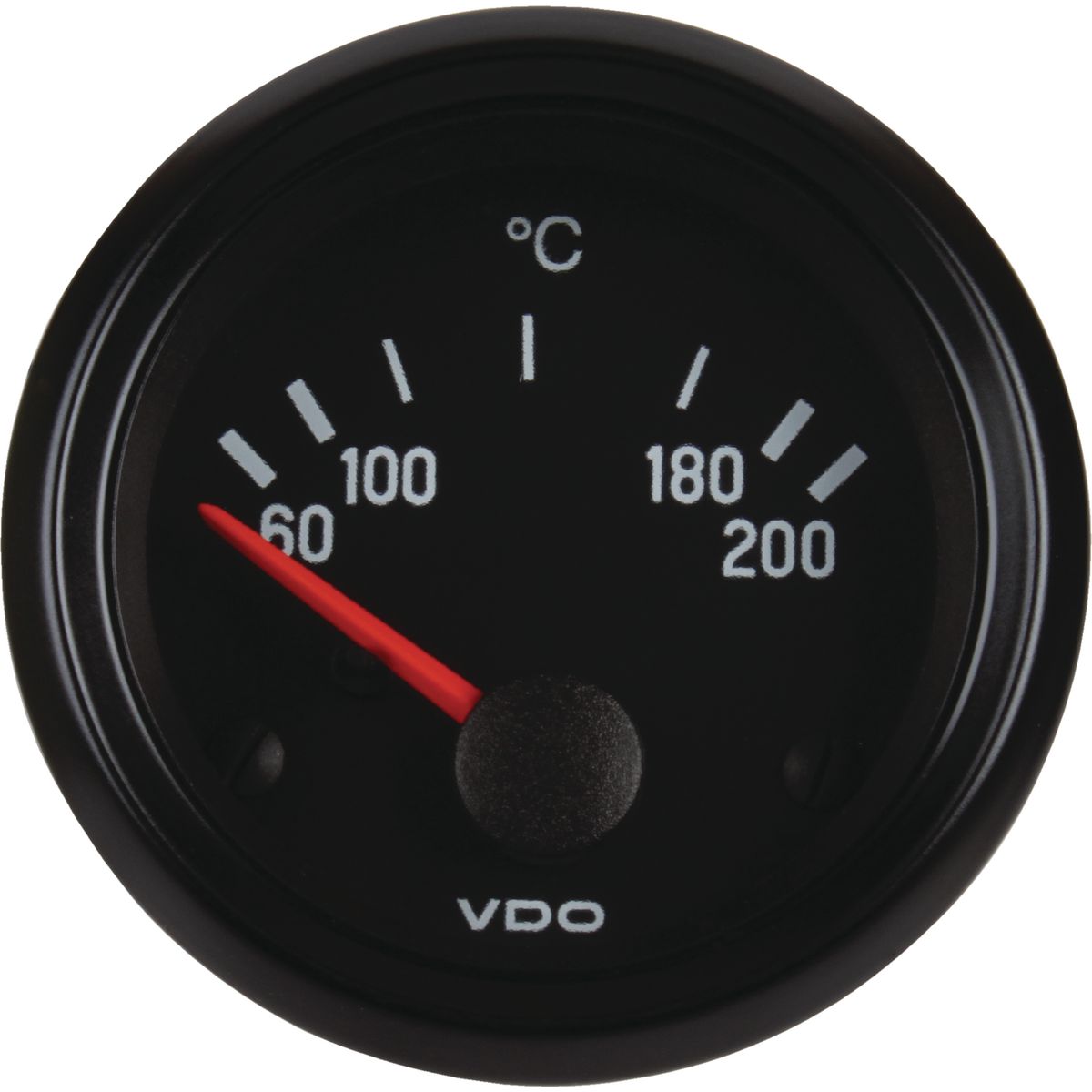 VDO Temperature Gauge Elec 60-200deg C 12V 52mm Round 310030004