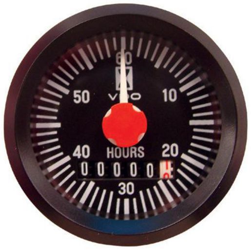 VDO Analogue Hour meter 52mm Round 12V 331032004
