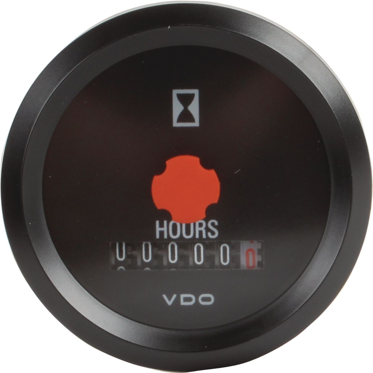 VDO Analogue Hour meter Illuminated 52mm Round 24V 331810012007