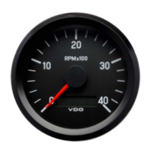 VDO Tachourmeter Electric With Lcd Hourmeter 12V 0 - 4000 Rpm 85Mm 333035013G