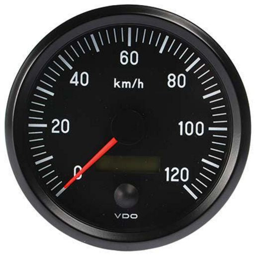 VDO Speedometer 12/24V 0-120kph 437055011