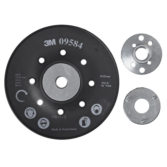 3M Back-Up Pad Ribbed 09584 127mm XC003410047