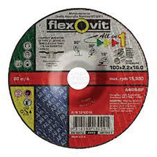 Flexovit Disc Cut Gr Pol Ss 100X2.2X16Mm 66252841761