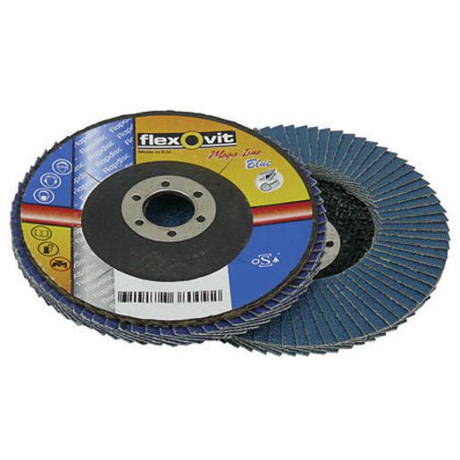 Flexovit Flap Disc Megaline 115X22Mm Z120 78072761275