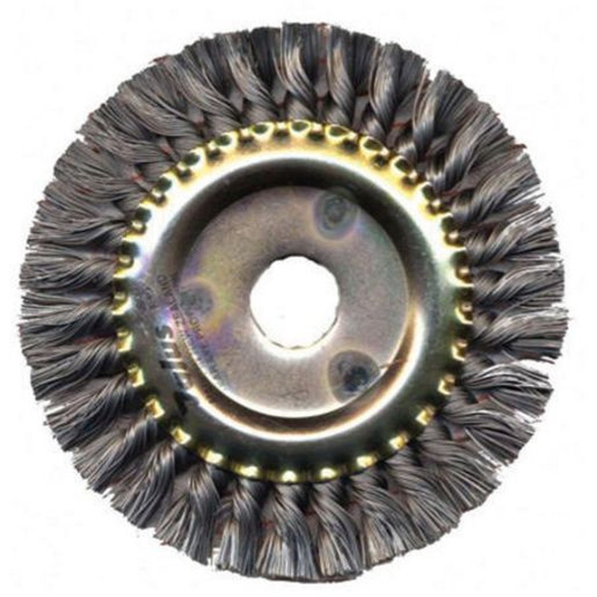 Josco 200mm x 13mm Multi-bore Twistknot Wheel Brush 0.50mm Wire 173B