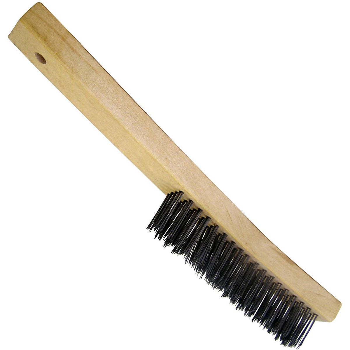 Josco 4 Row Stainless Steel Hand Brush Long Handle BLH4RSS