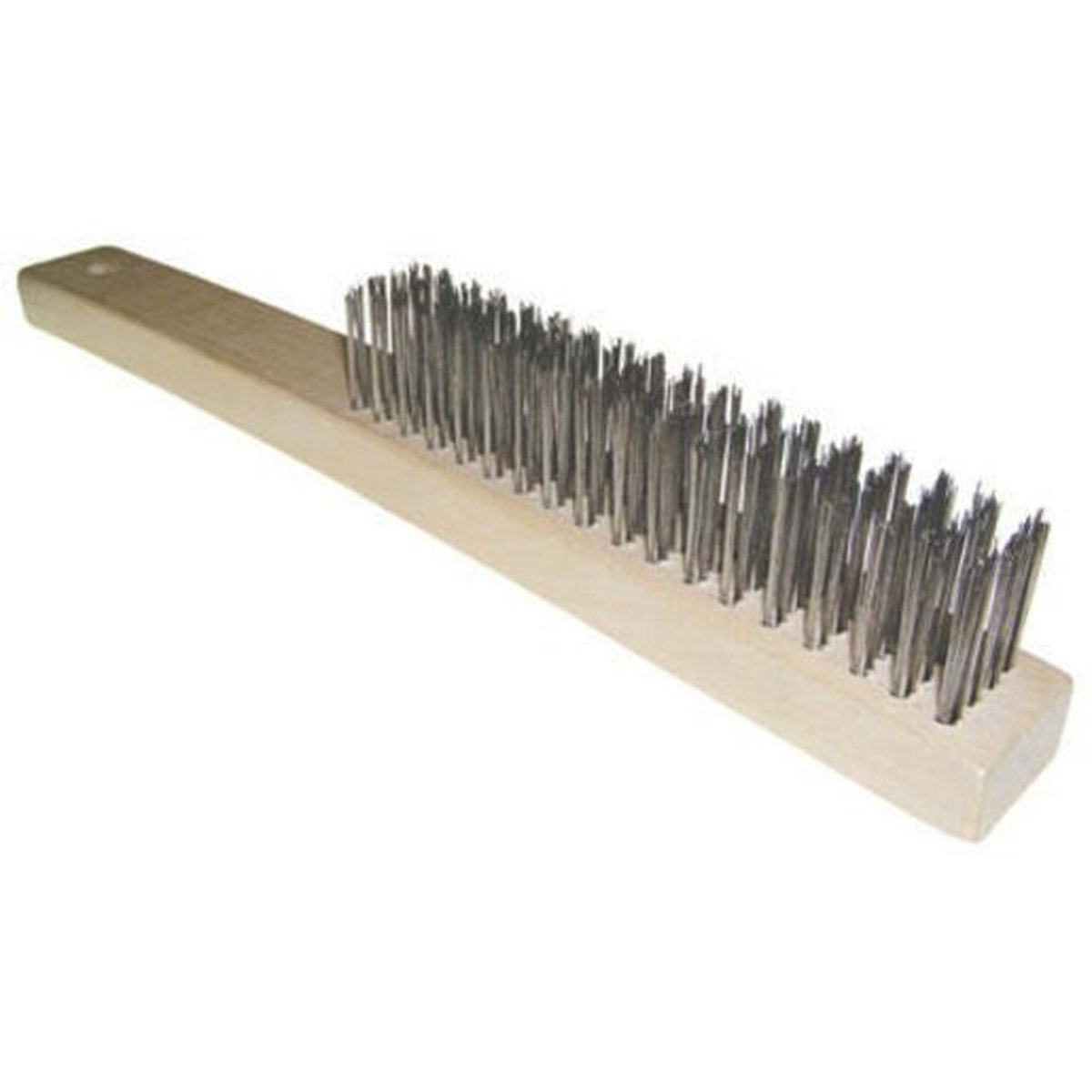 Josco 4 Row Stainless Steel Hand Brush Long Handle BLH4RSS