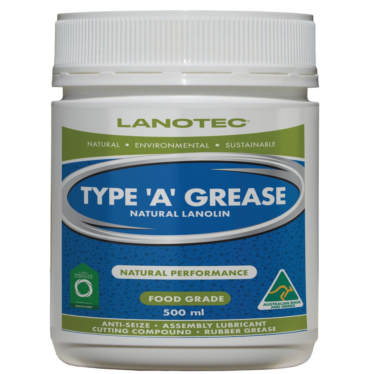 Lanotec Type A Grease 500Ml Cartridge GS/C500