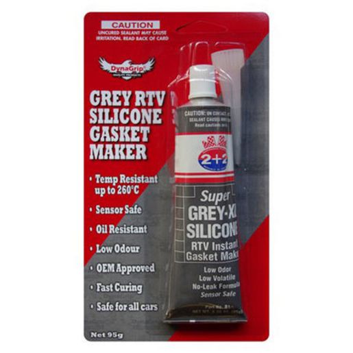 Quiksteel Silicone Gasket Grey Rtv 95Gm 47181