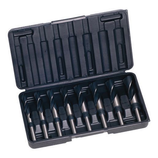 Sutton Drill Set 8P Red Shk 1/2 Hss D188S8R