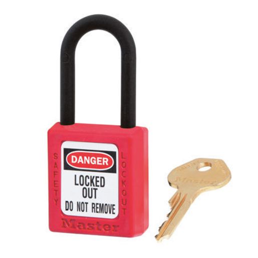 Master Lock P/Lock Red Body W38Mm X H44Mm 406RED
