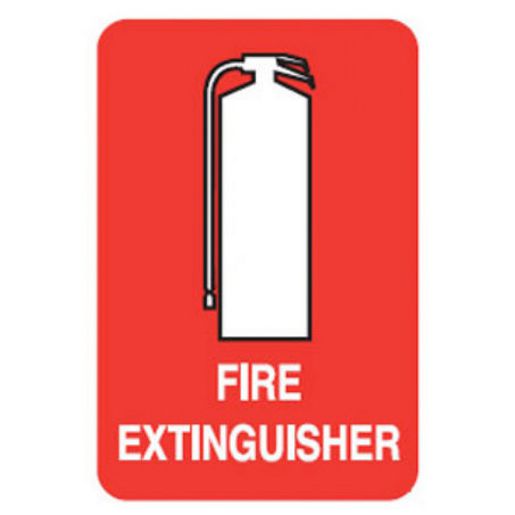 Safety Signs Fire Extinguisher Sticker 150 X 225Mm SSFA79