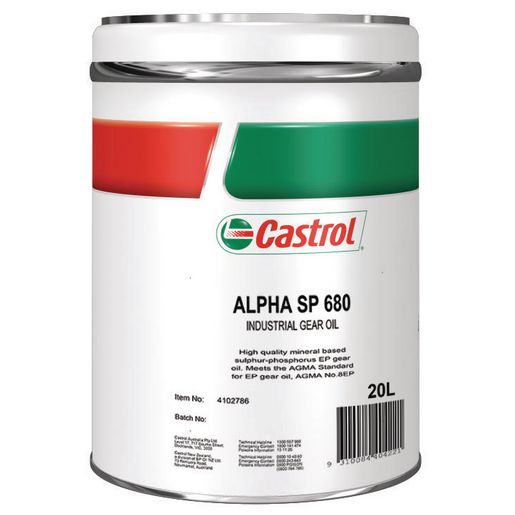 Castrol Alpha SP 680 Gear Oil 20L 4102786