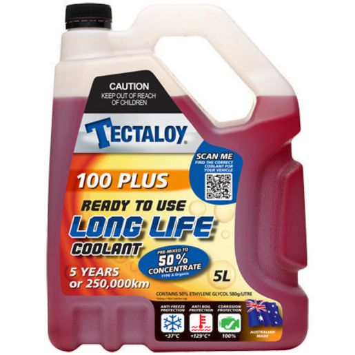 Tectaloy Tectalloy 100 Plus Red Radiator Coolant 5 Year TER1005L